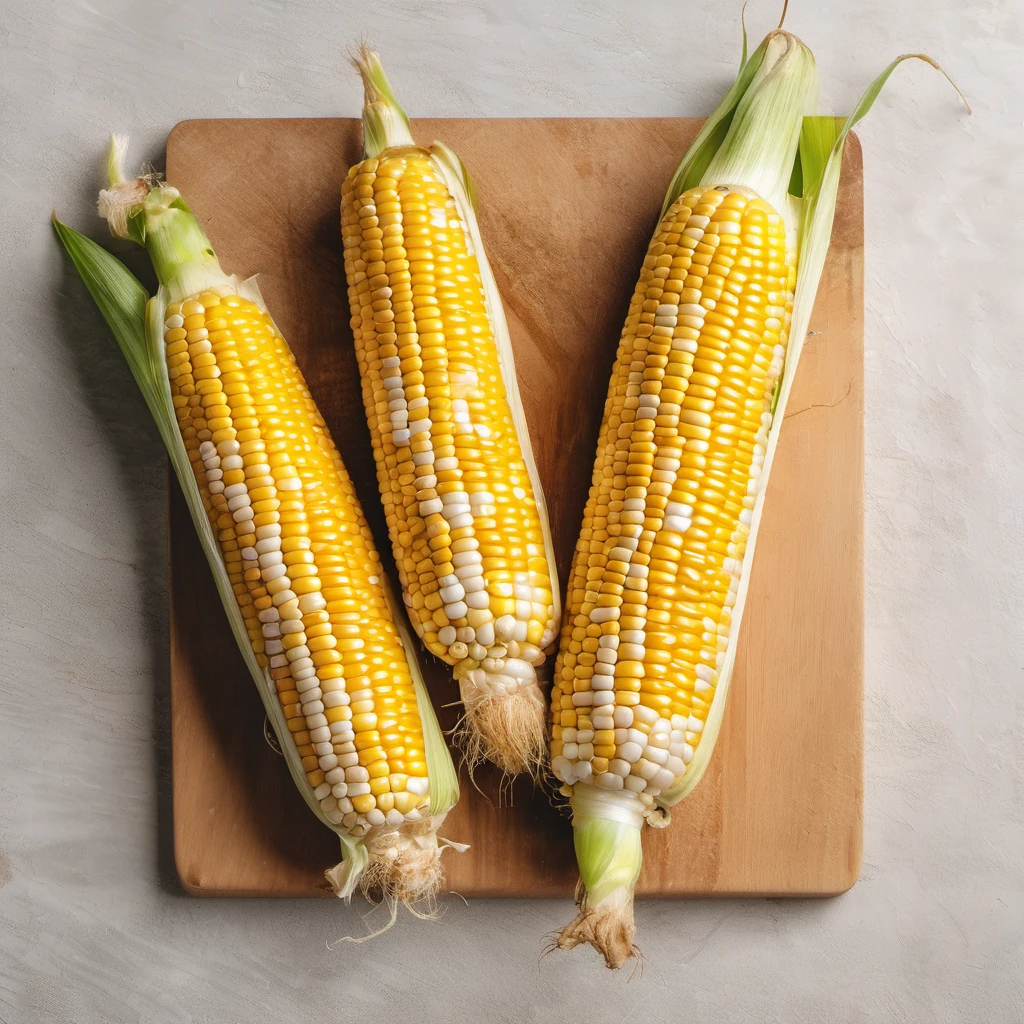 Milho cozido em vácuo un